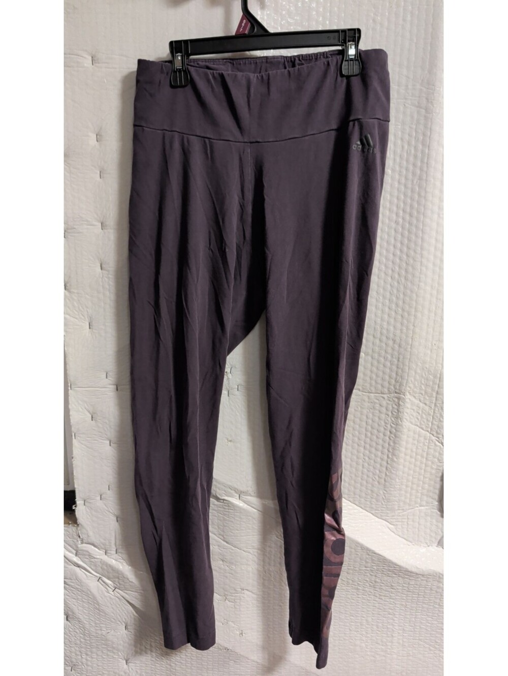 Adidas Women's Purple Athletic Leggings Size Large